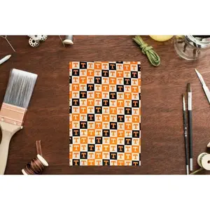 Tennessee Checkerboard Transfer Sheet for Polymer Clay