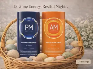 Daily Vitality AM/PM Wellness– Morning Boost + Night Reset for Energy Focus Relaxation & Balance