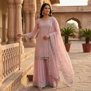 Indian and Pakistani Traditional Women's Dress - Ethnic Formal Wear for Weddings, Festivals