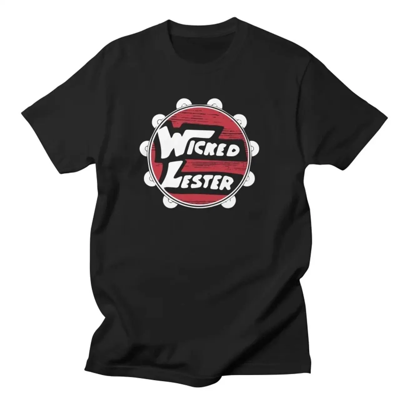 New Wicked Lester Band Logo Band Heavy Cotton Black T Shirt All Size BT230 M