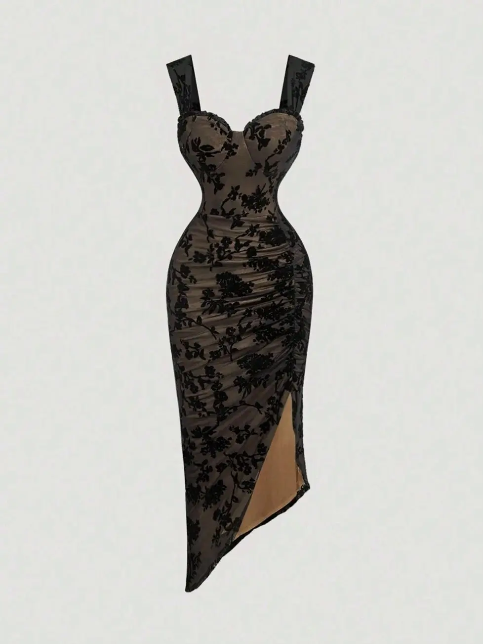 la lune high neck midi dress - TikTok Shop