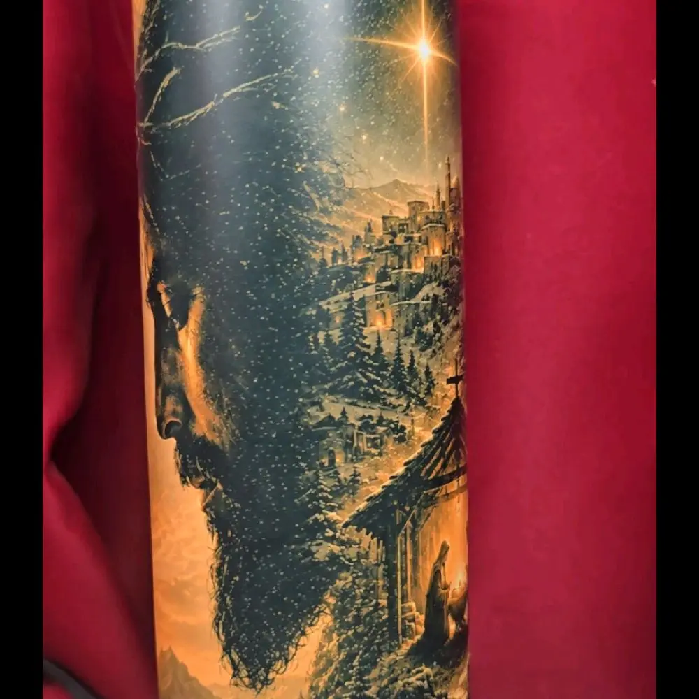 Christian glow in the dark tumbler 20oz