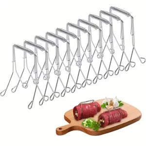 304 Stainless Steel Frying Tongs, Reusable Cooking Tongs, Kitchen Tool Set for Frying, Baking & Grilling Accessories