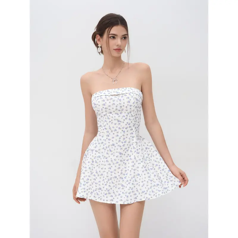 white mini dress going out EARTHA Cut-Out Open-Back Mini Dress in White