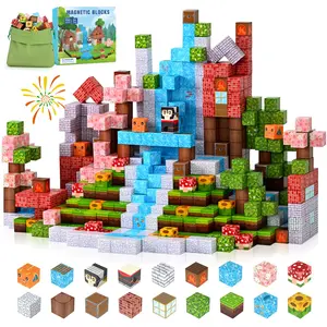 Magnetic Blocks-100PCS Magnetic Building Blocks for Kids, Educational & Creative Play, Stable & Easy Assembly, Perfect for Ages 3+, Magnetic Building Set outdoorfun