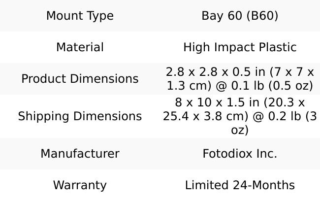 Fotodiox Pro Front Lens Cap for Hasselblad Bay 60 (B60) Lenses CF T*/CB T*/EF T* Fotodiox Pro Front Lens Cap for Hasselblad Bay 60 (B60) Lenses CF T*/CB T*/EF T*