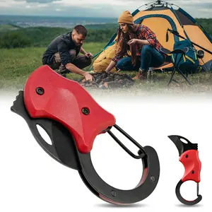 Small Pocket Knife for Men Women, Carabiner Mini Keychain EDC Gadgets Box Cutter Folding Knives for Indoors Outdoors, Gifts Stocking Stuffers for Him and Her