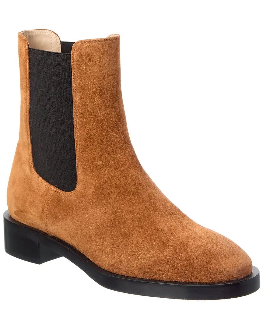 Stuart Weitzman Lenora Suede Chelsea Bootie