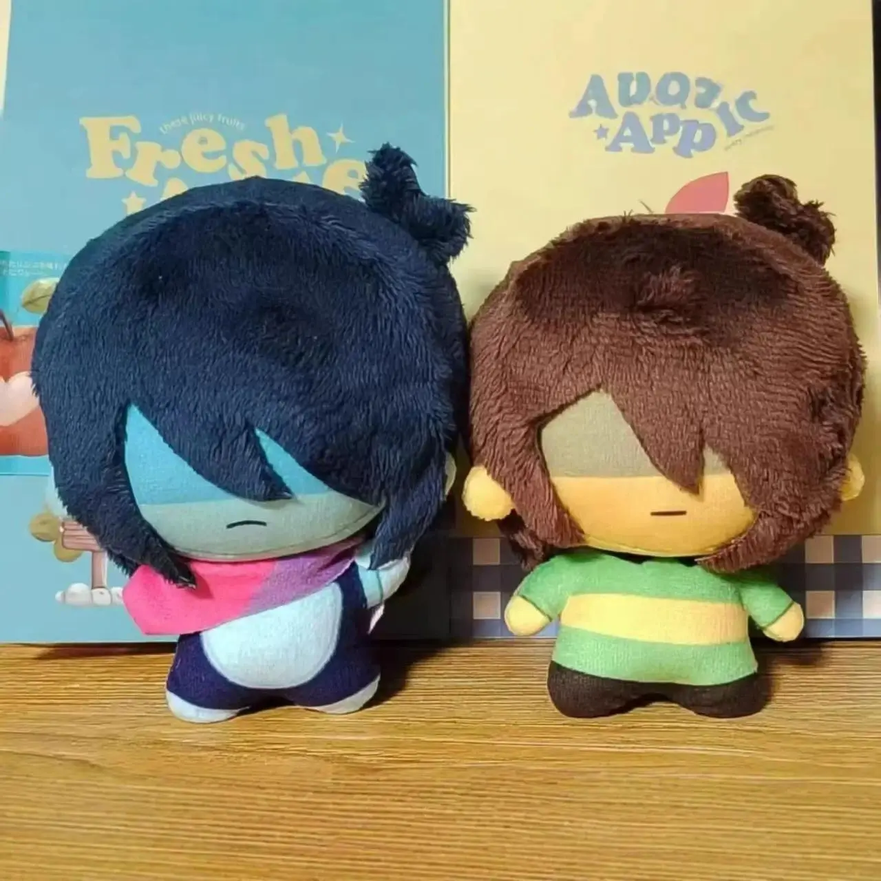 10cm Anime Deltarune Kris Plushie Stuffed Doll Toys Kris Plush Backpack Pendant Keychain Doll Kawaii Doll Birthday Xmas Gifts