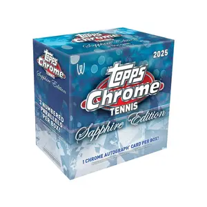 2025 Topps Chrome Tennis Sapphire Hobby Box
