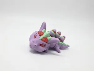 Limited Edition Easter Flexi Dragon  Articulated 3D Printed Poseable Fidget Toy