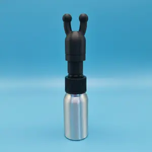 Portable Dual-Head Essential Oil Dispensing Empty Bottle, Mini Aluminum Metal Perfume Filling Tube, Leakproof Travel Storage Bottle