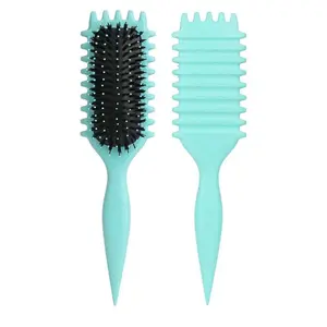 Curl Defining Brush for Men & Women - Reduces Pulling & Curl Separation, Ideal for Combing and Shaping Curly Hair. Haircare, Smooth