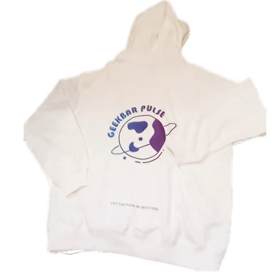 Geek Bar Pulse Hoodies - Available in Various Colors, Comfortable Fit,  Classic Style, Ideal for Everyday Wear Casual Fabric White Tops Sweatshirts  Menswear Soft