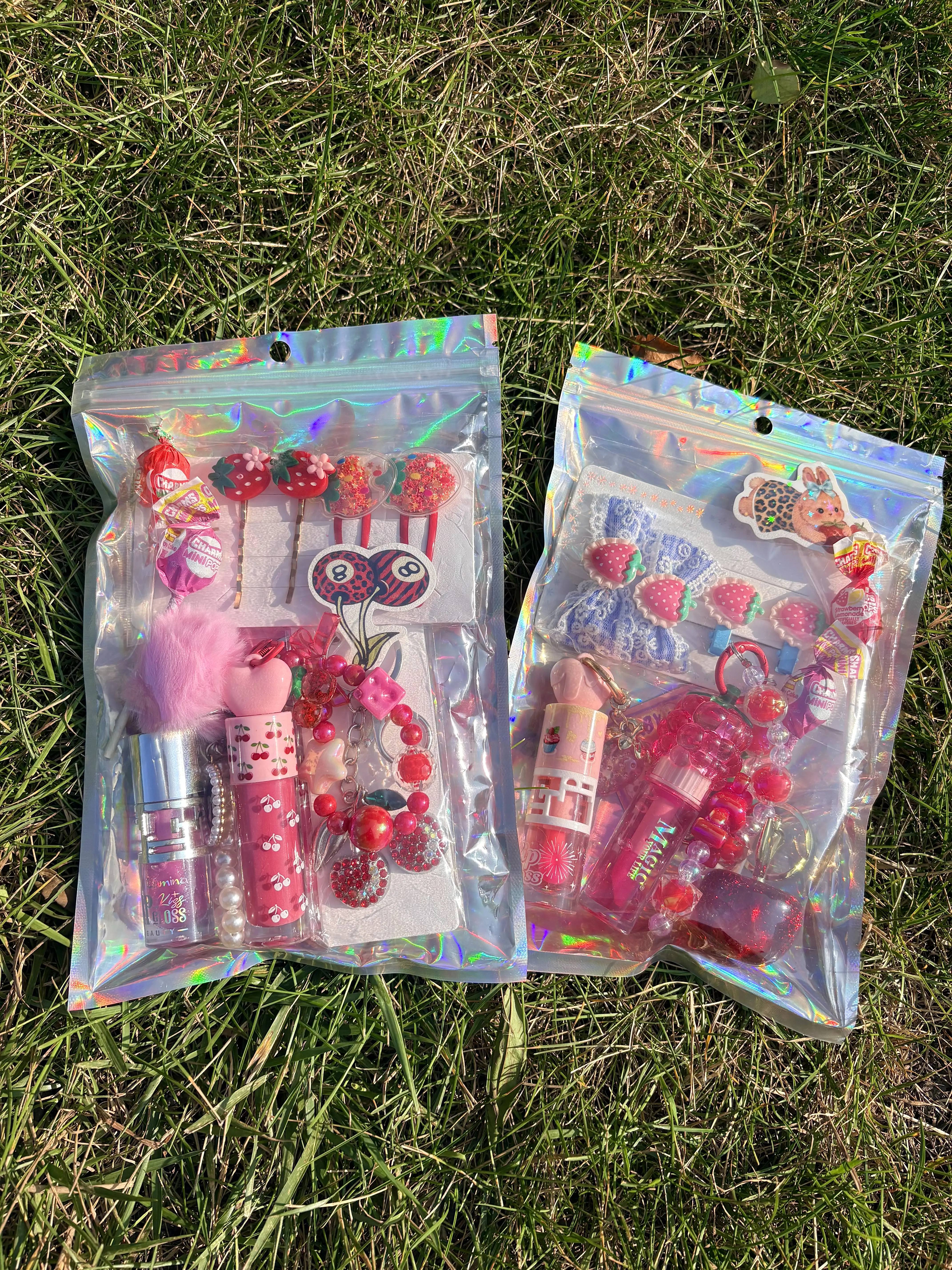 Fruity Keychain Lip Gloss Bundle