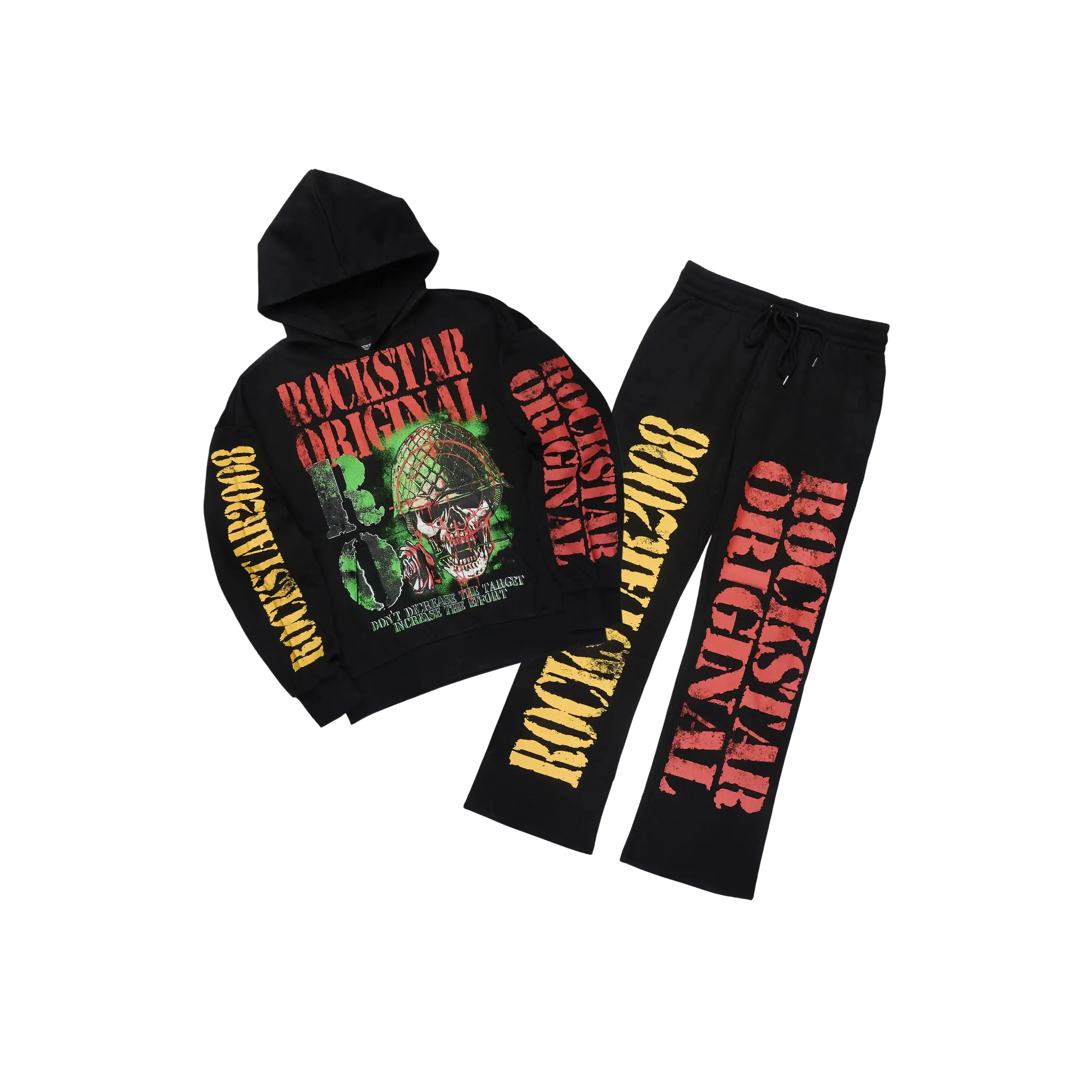 Killshot Romance Black Hoodie/Baggy Pant Track Set Killshot Romance Black Hoodie/Baggy Pant Track Set