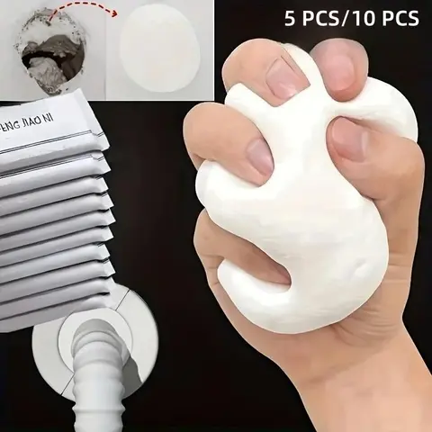 5/10pcs waterproof sealing adhesive caulking, Sealants, air conditioning hole+anti mouse/wall hole/pipe sealing odorless and environmentally friendly plastic clay suitable for renting/living/dormitory sealing/office hole filling Wall Hole Putty