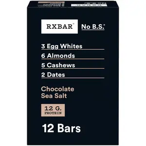RXBAR Protein Bars – Chocolate Sea Salt (12 Bars)