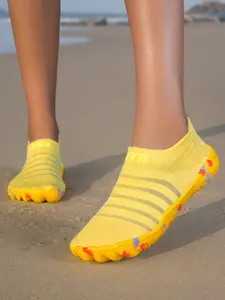 Women's Casual Hiking Shoes, Yoga Driving Shoes, Wide Head Design, Elastic Knit Fabric, Eva Sole, Comfortable Breathable Lightweight