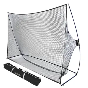 GoSports 10 ft x 7 ft Golf Practice Hitting Net - Black