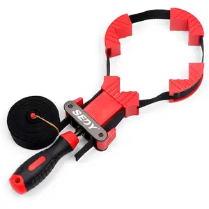 SEDY Band Clamp, Frame Clamp Quick Release Strap Clamp For Woodworking, Belt Clamp Strap Clamp Heavy Duty wood clamp tool kit one-handed clamp Heavy-Duty Extension hand tool