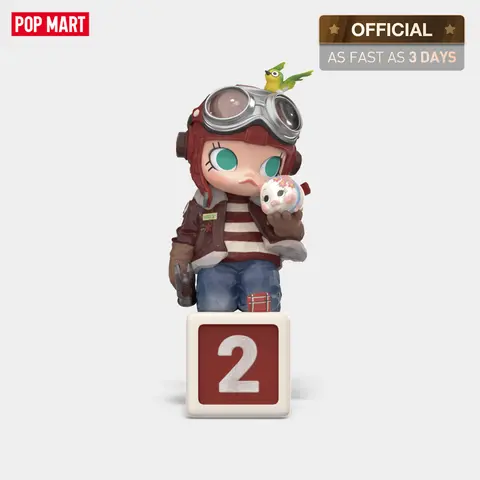 POP MART MOLLY 2nd Anniversary Statue "I Want to Fly" - The New Routes, Collectible, Home Decorations