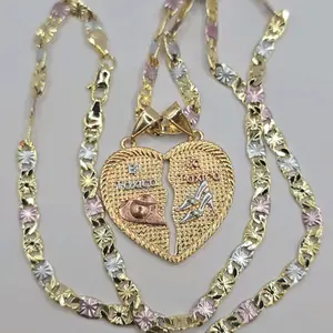 EL TOXICO LA TOXICA three colors necklace gold-plated fashion style chain