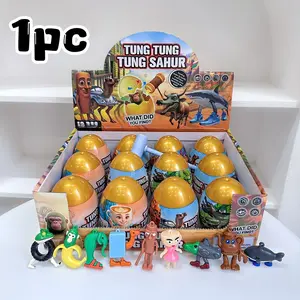 Random 1pc Italian Brain Rot Surprise Keychain Gift, Golden Egg Design, Perfect for Easter Gifts & Parties, Includes Keychains and Charms, Tung Tung Sahur, Collectible Appeal