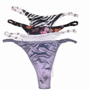 Women's Fashion Thongs Pack 4 PCS Stretchy Sports Panties Low Waist Comfortable Breathable Underwear for Women Elegant Solid Colors Skinfriendly Fabric Holiday Gifts Fit Nylon Spandex Lingerie Everyday Wear