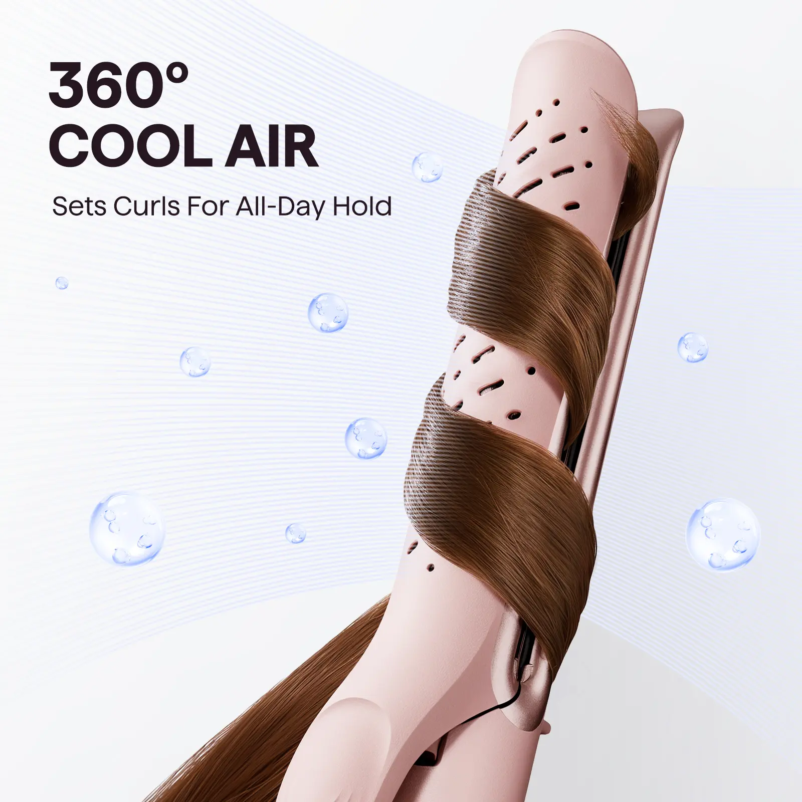 Wavytalk Whirlwind Curl, 360° Airflow Styler With 3 Air Modes