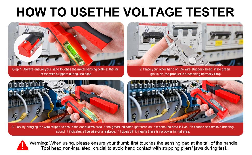 OPELI 16-in-1 Wire Stripping Pliers, 2026 New Rechargeable Wire Strippers Tool with Voltage Tester&Alarms, Detectable 12-250V, Heavy-Duty Electrical Pliers&Wire Cutters–for Professional and Home Use