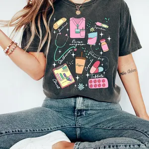 Coquette Nurse Shirt, Nurse Appreciation Shirt, Medical School Tee, Nurse Graduation Gift, New Nurse, Coquette Bow shirt,RN shirt,CNA shirt RK