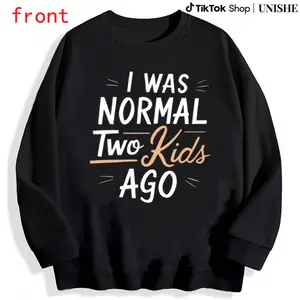 Pure Fabric Sweatshirt with Long Sleeve and Quote Print – Great for Casual Days and Gifts