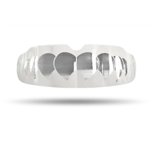 Silver Chrome Fangs (Clear) QuickFIT