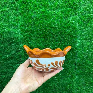 Relieve Cazuelita Salsera Chica Multiuso color Mamey Only Sets.