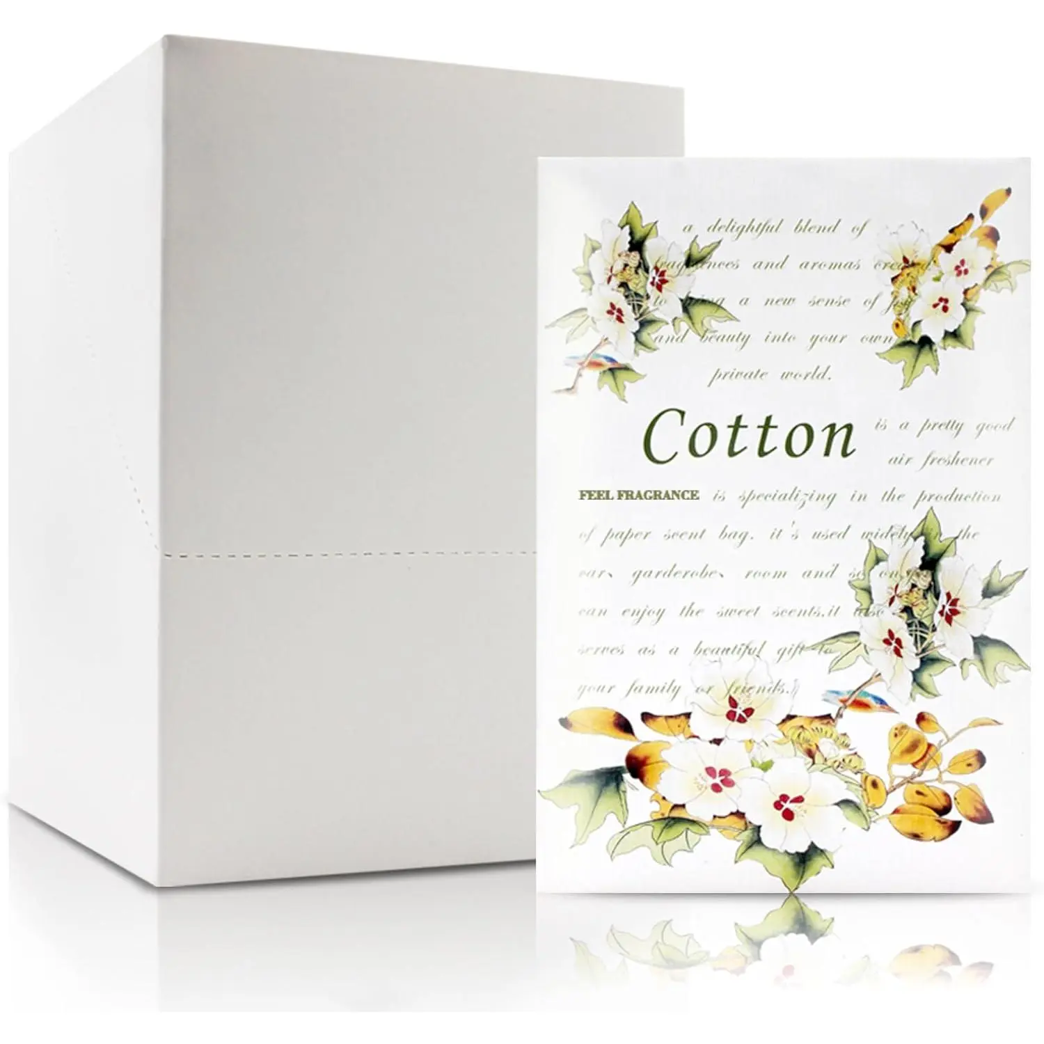 Scented Sachets for Drawer and Closet, Lot of 12 Pieces Inside.(Cotton)