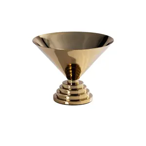 The Favorites Large Mayan Metal Bowl in Polished Gold