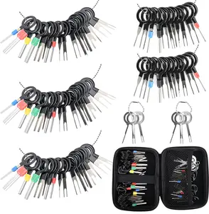 Terminal Removal Tool Kit 82 Pcs Depinning Tool Electrical Connector Pin Removal Tool Kit Pin Extractor Terminal Release Set for Automotive Car