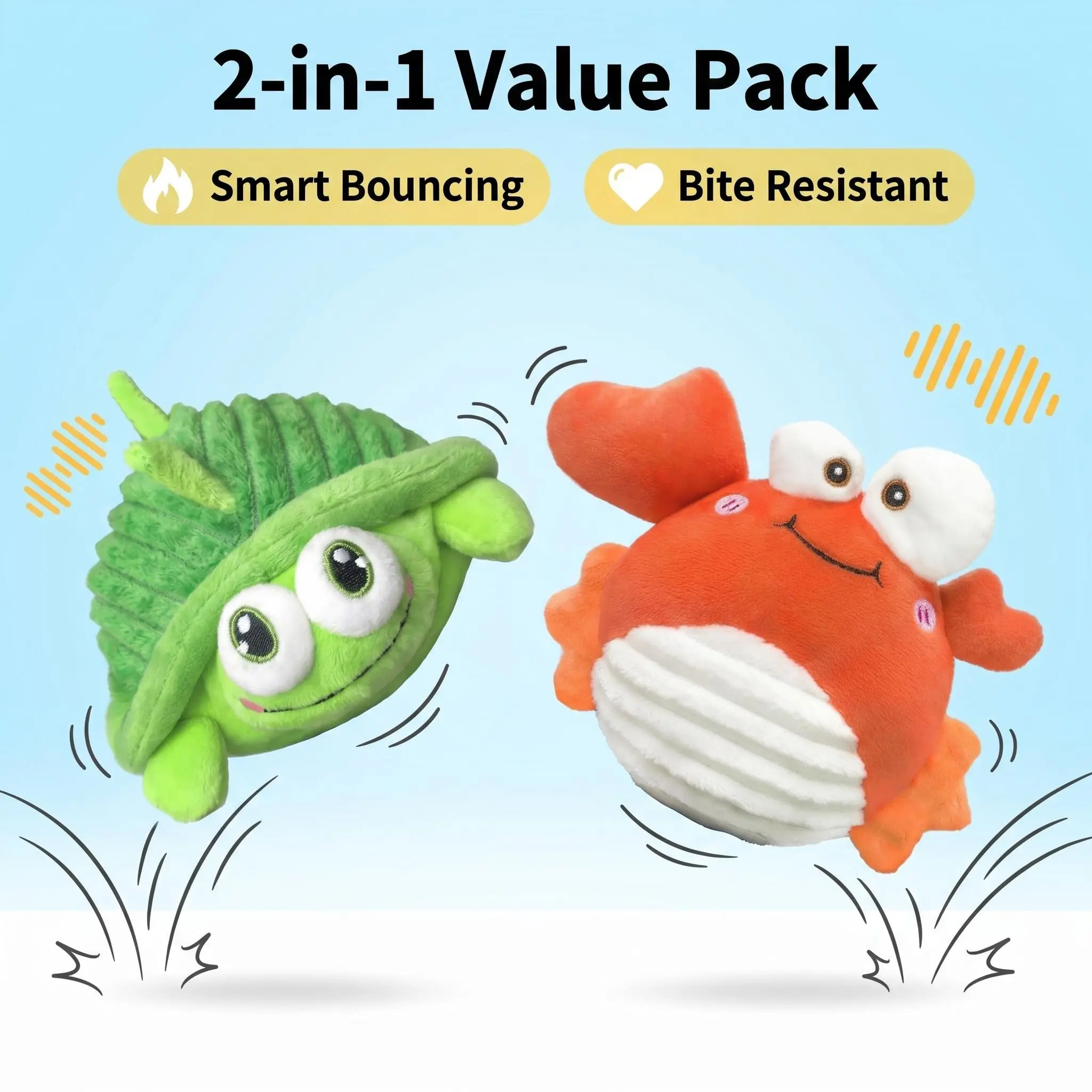 Interactive Smart Jumping Ball for Dogs & Cats – Motion Activated, Auto Rolling, USB Rechargeable – Relieves Boredom & Anxiety, Fun Pet Toy for Small/Medium Pets