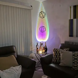 Fall Sunset Lamp Projector Light 180° Adjustable Sunset Mood Lamp, 4 Modes, Remote Control RGB Ambient Night Light for Bedroom, Gaming Room, Live Streaming Photography & Parties Home Wall Decor Party Led Lighted Gift Led Multi Multifunction Rgb Colors
