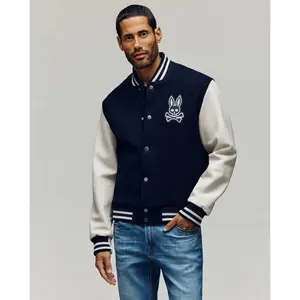 MENS JACOB LEATHER BOMBER - MO1100016