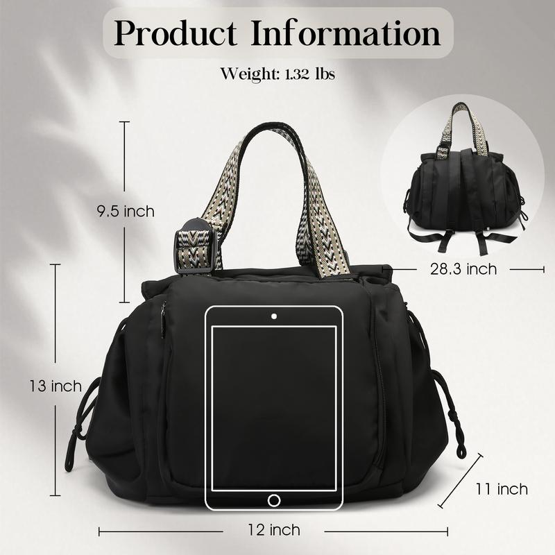 BIIVOYA Multi-Functional Women's Fashion Mommy/Diaper/Tote/Shoulder Bag — Large Travel Backpack | Expandable Commuter Bag, Daily Use & Holiday Gift