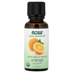 NOW Foods Organic Essential Oils, Orange, 1 fl oz (30 ml)