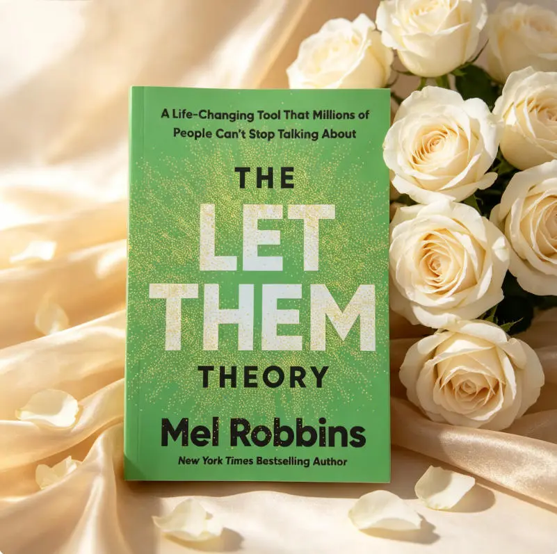 Mel Robbins The Let Them Theory A5 Durable Vintage Paperback Notebook - Office Stationery Gift, Let-Go Mindset Tool, Career & Self-Help Guide for Confidence Building