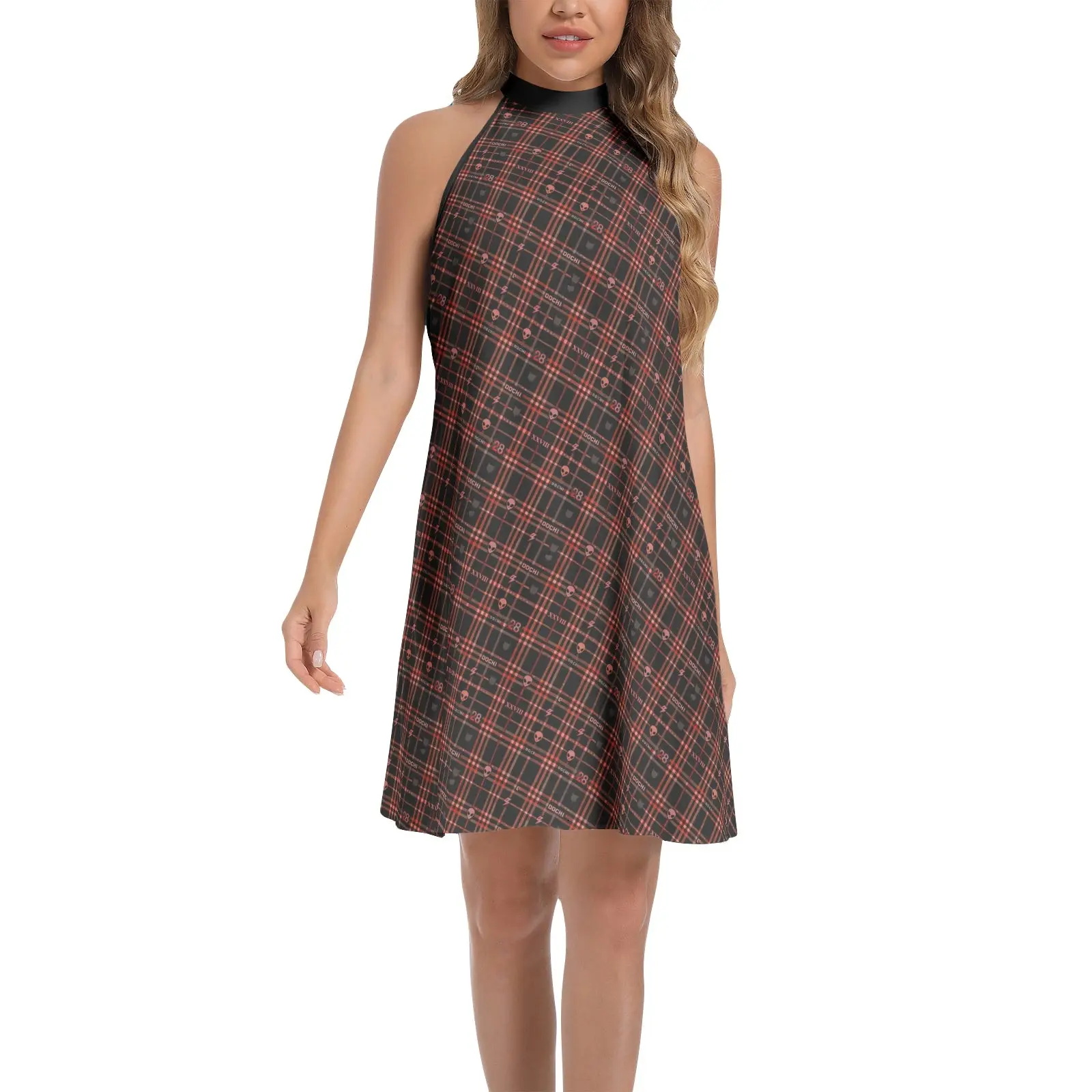 DOCHI Signature Midi Dress - Red