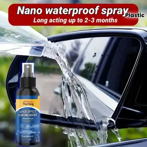 Car Nano Ceramic Coating Spray, Waterproof Glass Water Repellent Hydrophobic Formula Agent Anti-Fog Wax, Protects Paint Enhances Gloss Long-Lasting Shine