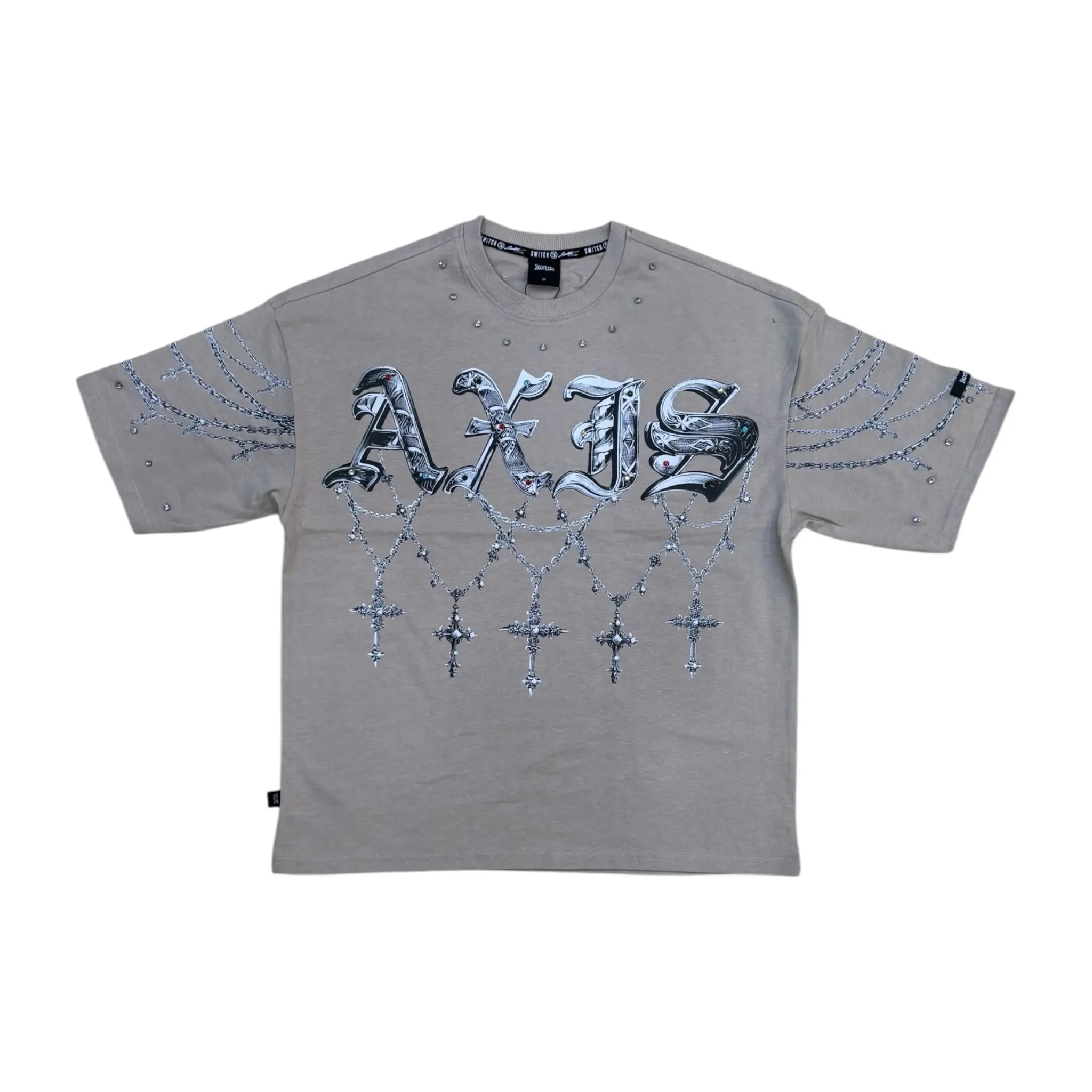 WH-SW6151 - Axis Nexus with Studs Boxy Graphic T-Shirt