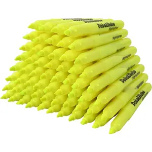 Yellow highlighter, 60 Pack -bright color, chisel tip, for Adults Highlighting in the  School Office ...