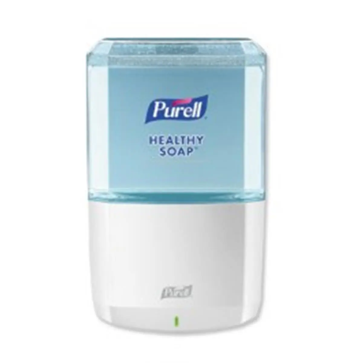 212 MAIN Automatic Touchless Soap Dispenser - Wall Mount Bathroom Accessory with 1200 ml Refillable GOJO Industries ES8 Bottle, White, Automatic Soap Dispenser