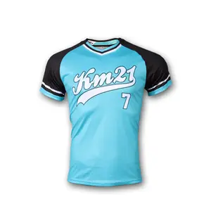 Custom Baseball JerseyMen Women US Style Baseball Uniform Short Sleeve Quick Dry Heat Sublimation Sports Baseball Tshirt